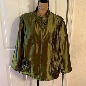 Chico’s light weight zip jacket